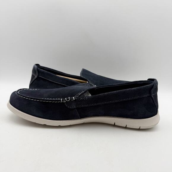 Clarks Mens Flexway Step Casual Sneakers US 8.5 EU 41.5 Navy Blue Suede NWOB main image 12